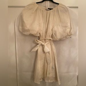 Banana republic cotton backless dress